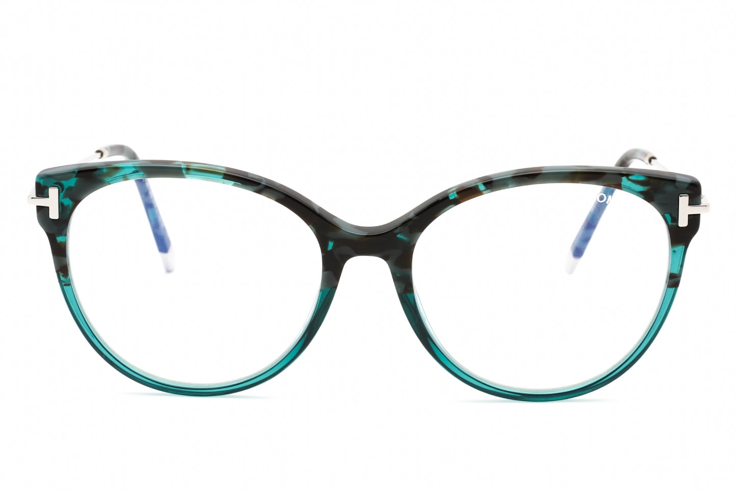 Tom Ford 5770-B 56 Sunglasses Teal Havana Size : 54