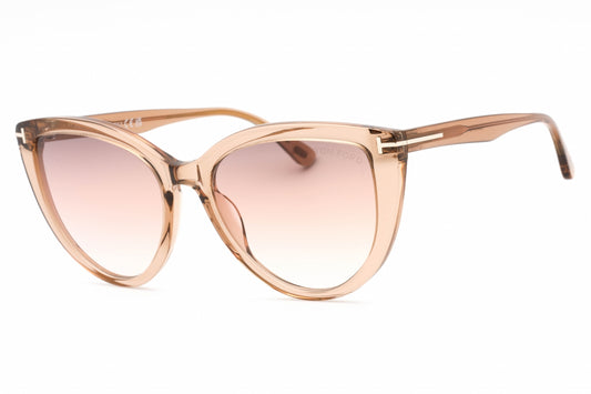 Tom Ford 0915 45g Sunglasses Shiny Light Brown Size : 56