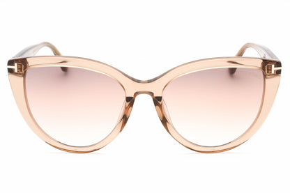 Tom Ford 0915 45g Sunglasses Shiny Light Brown Size : 56