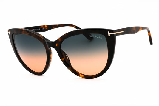 Tom Ford 0915 55p Sunglasses Coloured Havana Size : 56