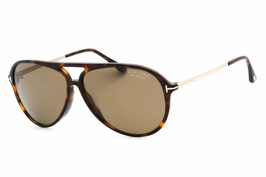 Tom Ford 0909 52h Sunglasses Shiny Dark Havana Size : 62