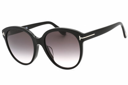 Tom Ford 0957-D 1b Sunglasses Shiny Black Size : 58