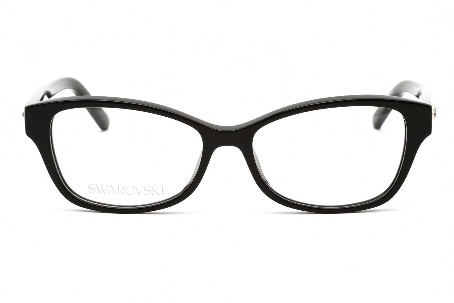Swarovski 5430 01 Eyeglasses Shiny Black Size : 53