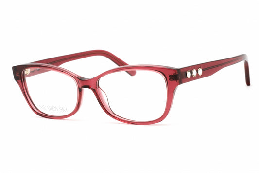 Swarovski 5430 69 Eyeglasses Shiny Bordeaux Size : 53