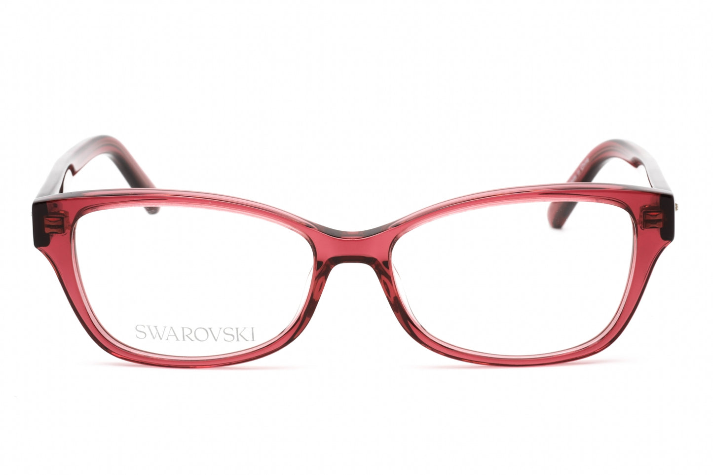 Swarovski 5430 69 Eyeglasses Shiny Bordeaux Size : 53