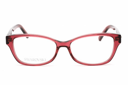 Swarovski 5430 69 Eyeglasses Shiny Bordeaux Size : 53