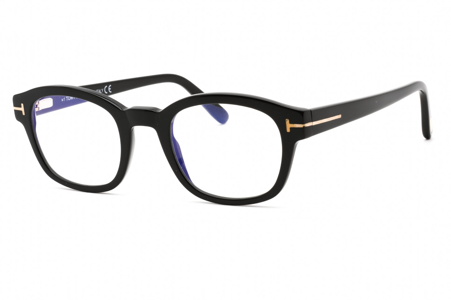Tom Ford 5808-B 01 Eyeglasses Shiny Black Size : 49