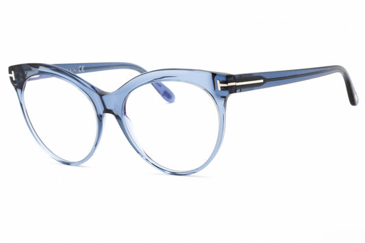 Tom Ford 5827-B 90 Sunglasses Shiny Blue Size : 55