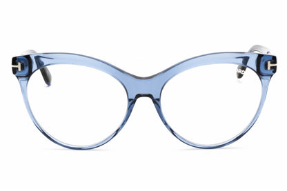 Tom Ford 5827-B 90 Sunglasses Shiny Blue Size : 55
