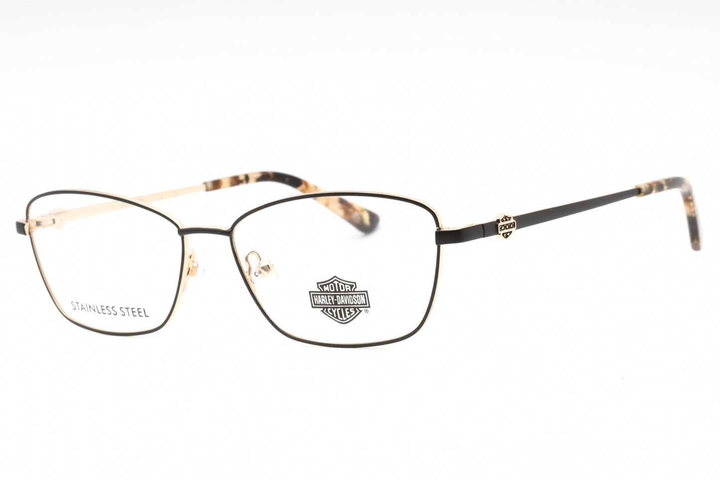 Harley Davidson 0560 02 Eyeglasses Matte Black Size : 53