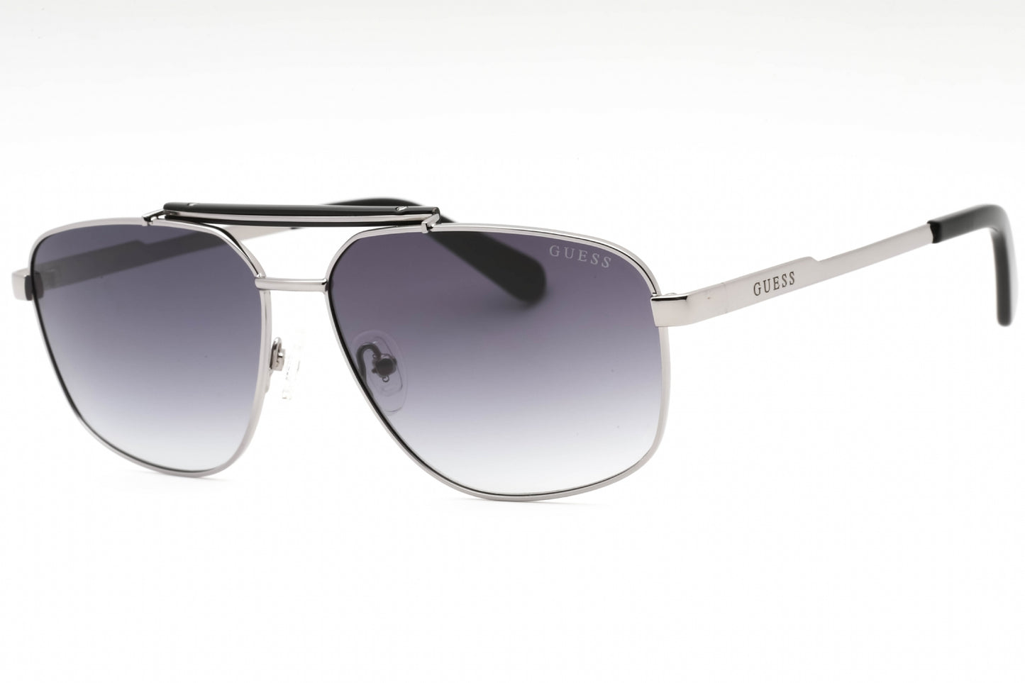 Guess 00054 6b Sunglasses Shiny Dark Nickeltin Size : 61
