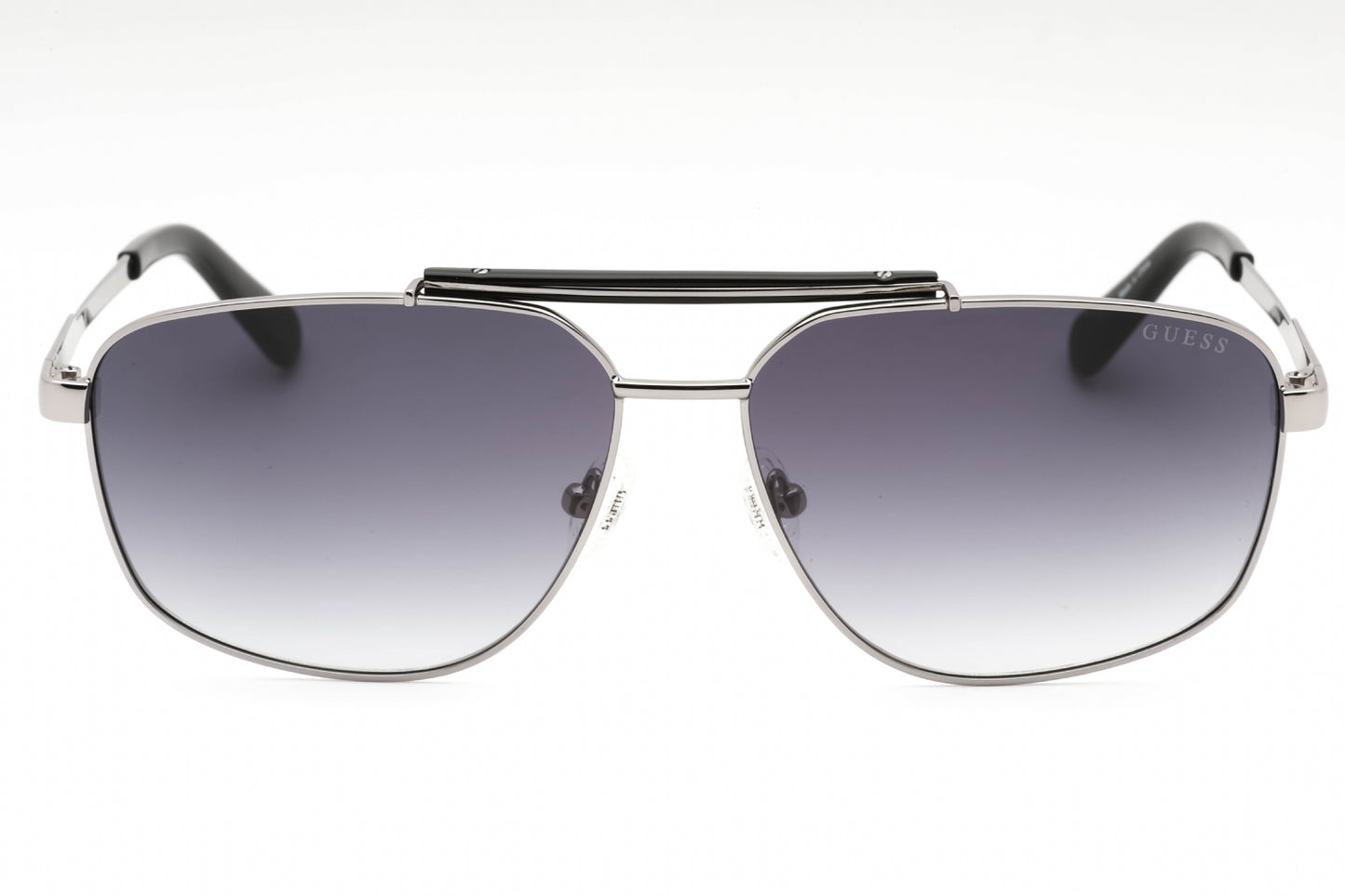 Guess 00054 6b Sunglasses Shiny Dark Nickeltin Size : 61