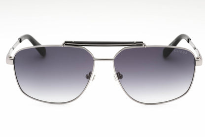 Guess 00054 6b Sunglasses Shiny Dark Nickeltin Size : 61