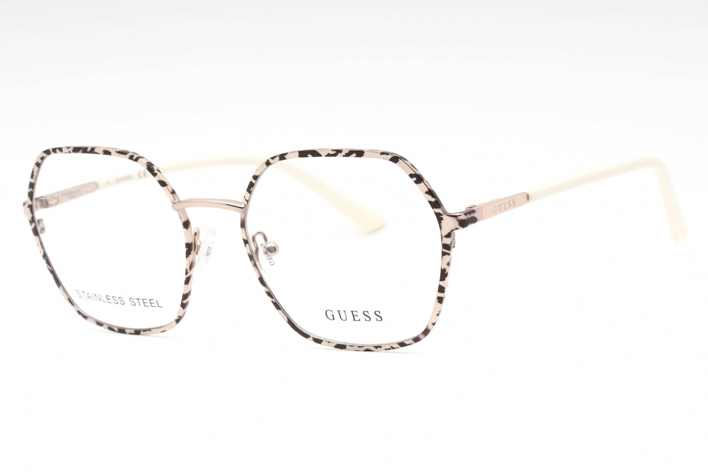 Guess 2912 33 Eyeglasses Pink Gold Size : 55