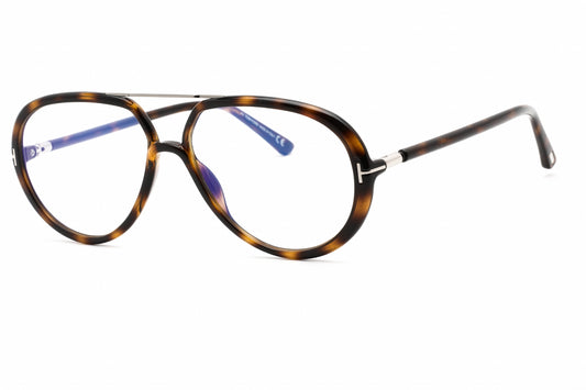 Tom Ford 5838-B 52 Sunglasses Dark Havana Size : 57