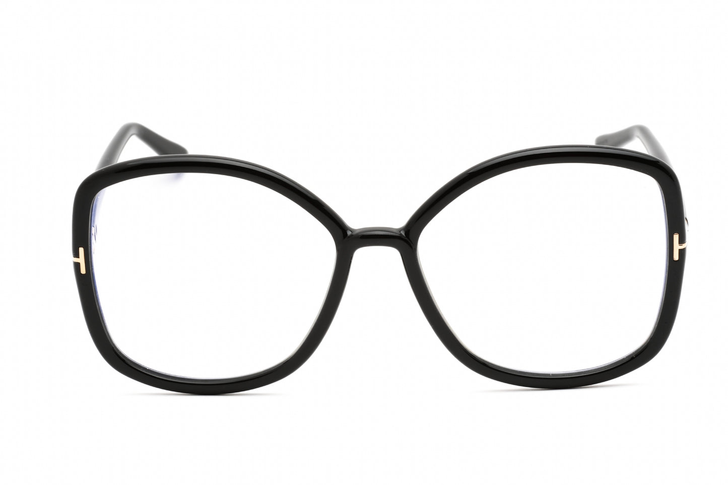 Tom Ford 5845-B 01 Eyeglasses Shiny Black Size : 56