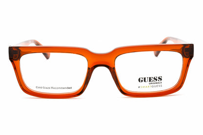 Guess 8253 45 Eyeglasses Shiny Light Brown Size : 53