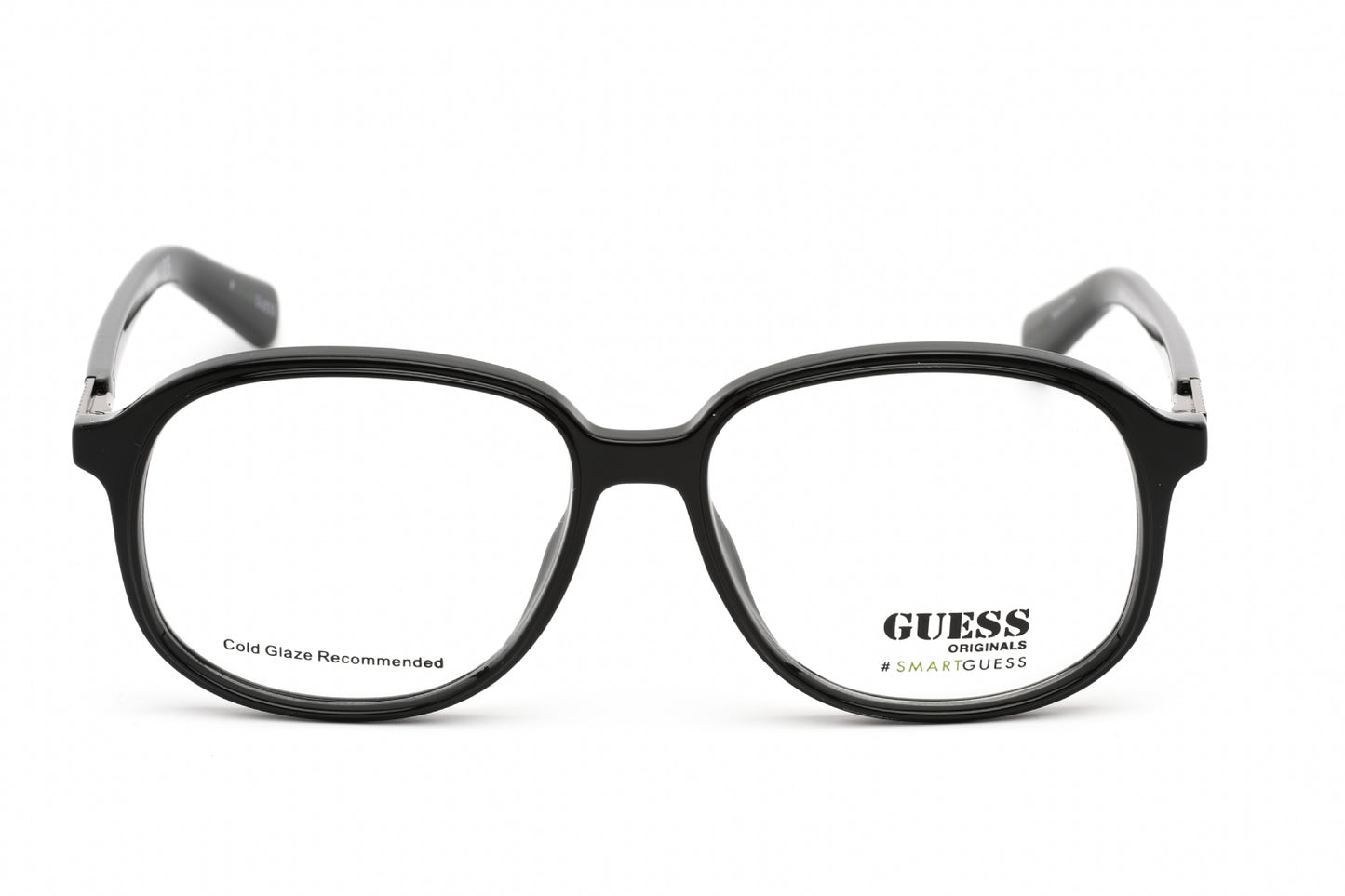 Guess 8255 01 Eyeglasses Shiny Black Size : 53