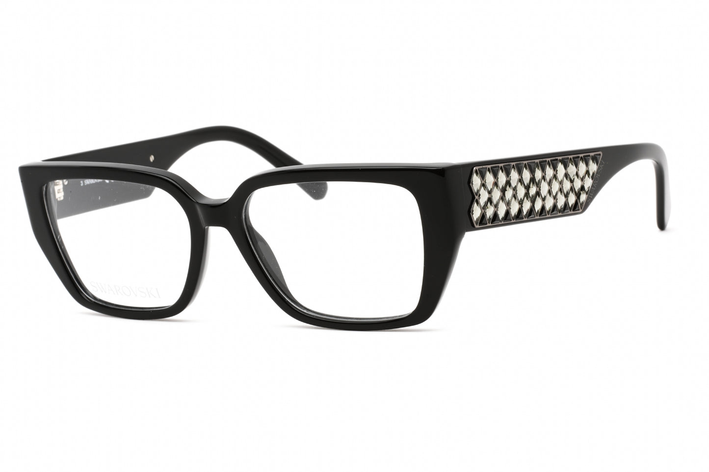 Swarovski 5446 01 Eyeglasses Shiny Black Size : 54