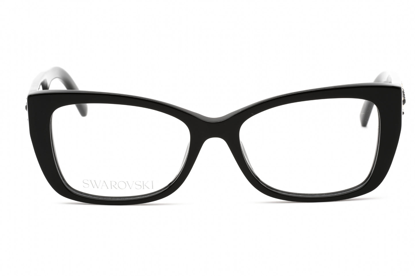 Swarovski 5452 01 Eyeglasses Shiny Black Size : 52