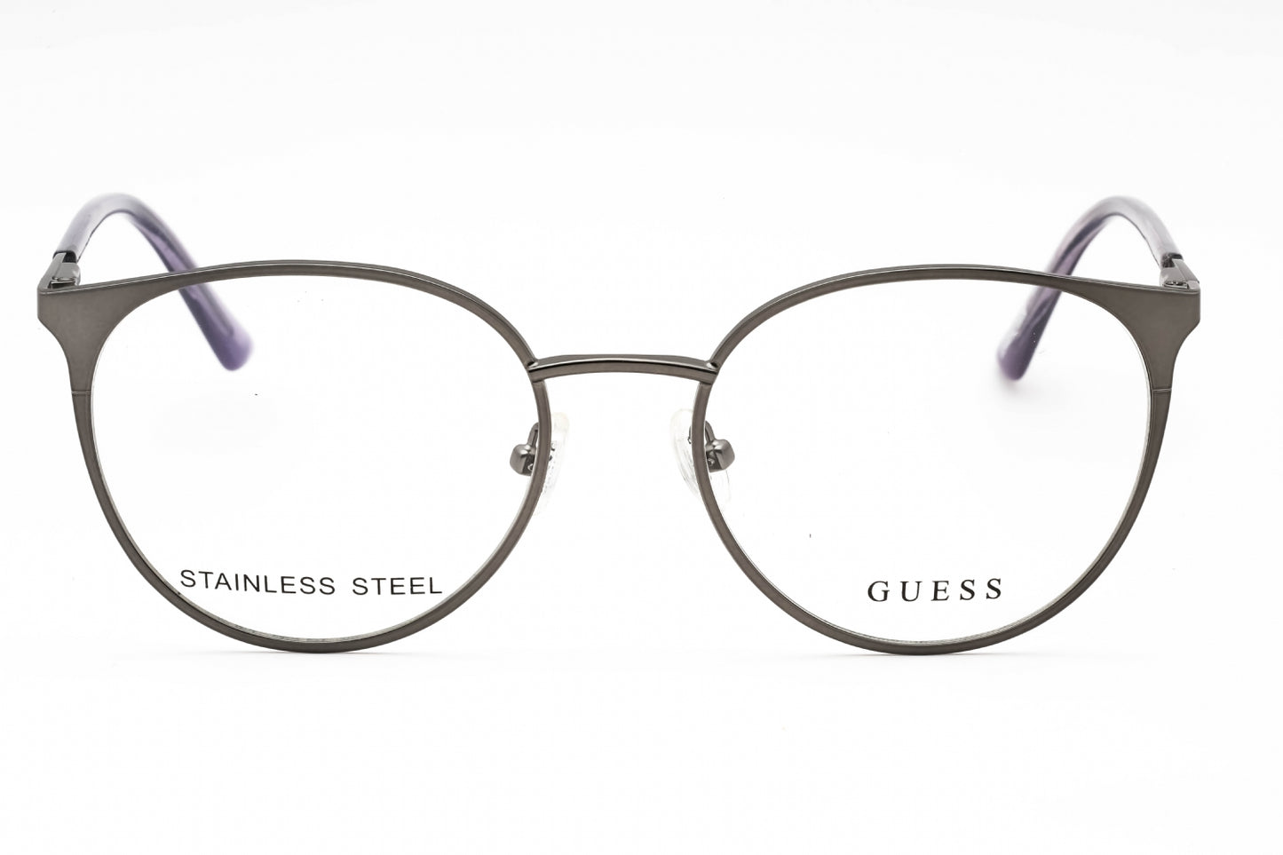Guess 2913 11 Eyeglasses Matte Light Nickeltin Size : 53
