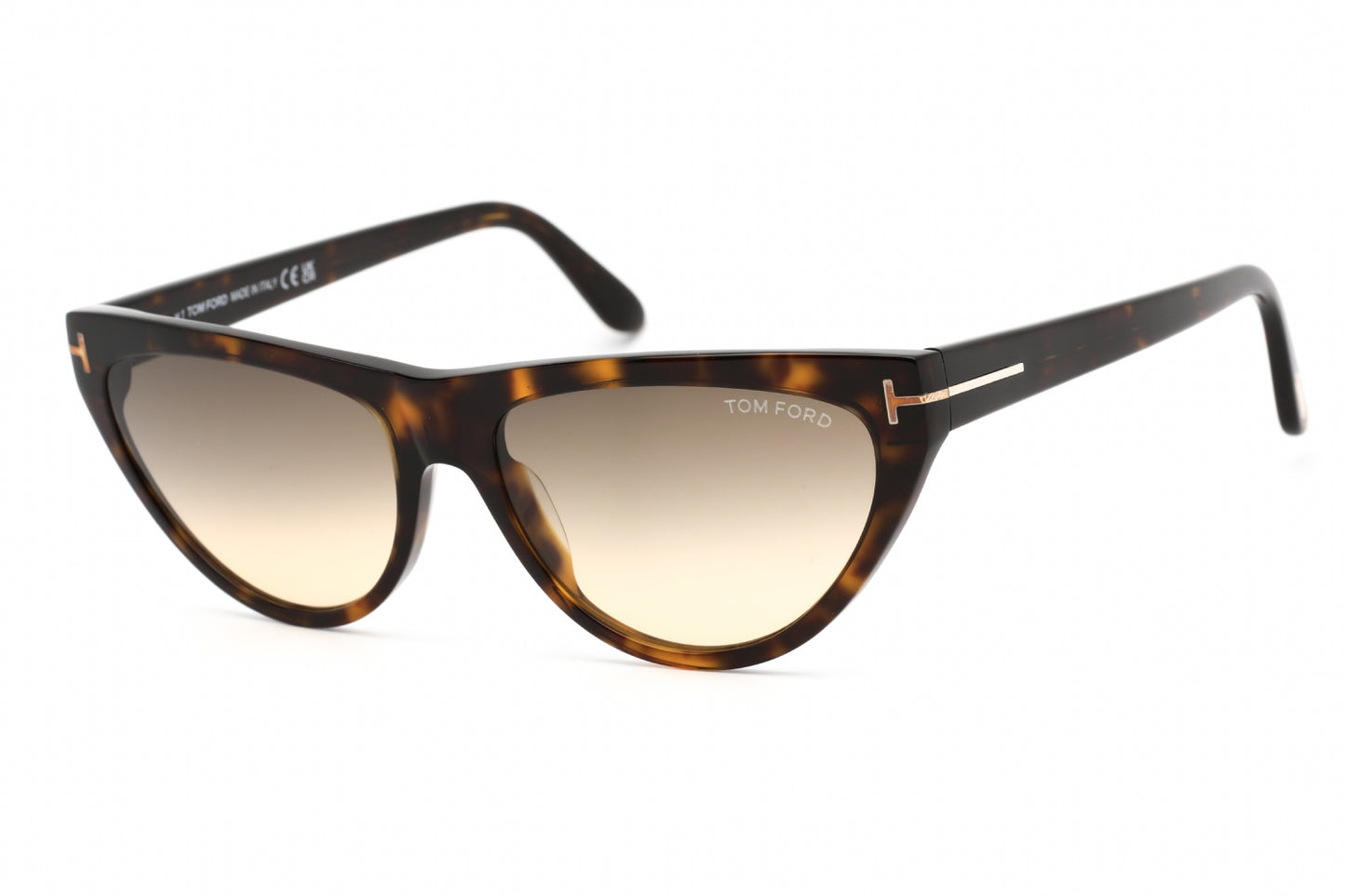 Tom Ford 0990 52b Sunglasses Shiny Dark Havana Size : 56