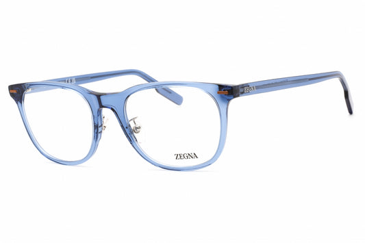 Ermenegildo Zegna 5248-H 90 Eyeglasses Shiny Blue Size : 53