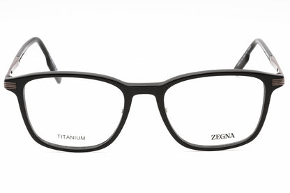Ermenegildo Zegna 5251-H 01 Eyeglasses Shiny Black Size : 53