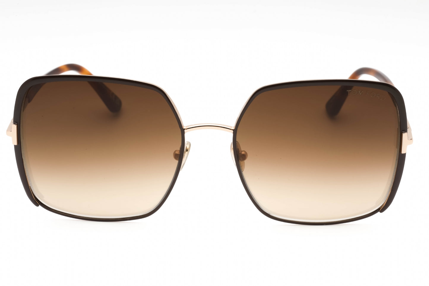 Tom Ford 1006 48f Sunglasses Shiny Dark Brown Size : 60