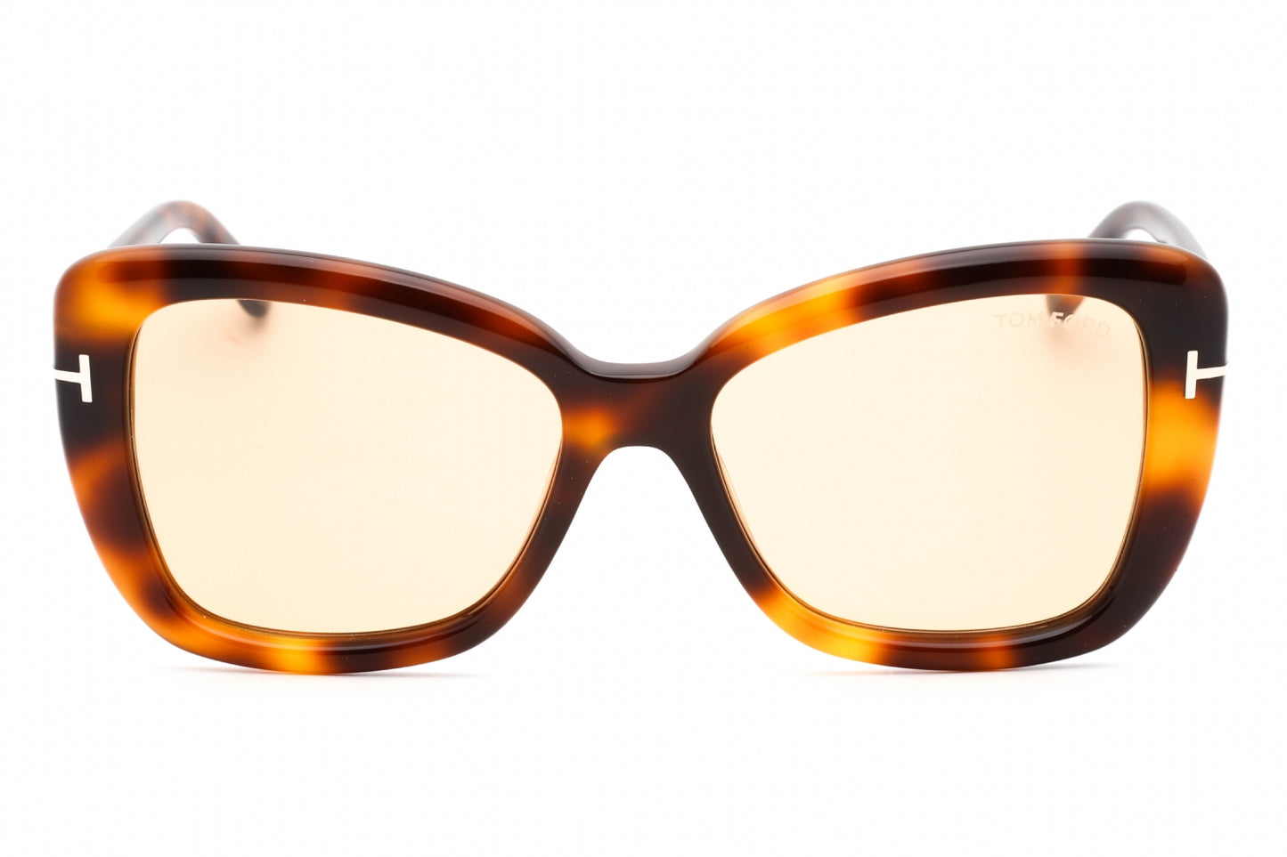 Tom Ford 1008 53e Sunglasses Shiny Blonde Havana Size : 55