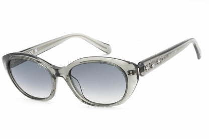 Swarovski 0384 20b Sunglasses Transparent Dark Grey Size : 53