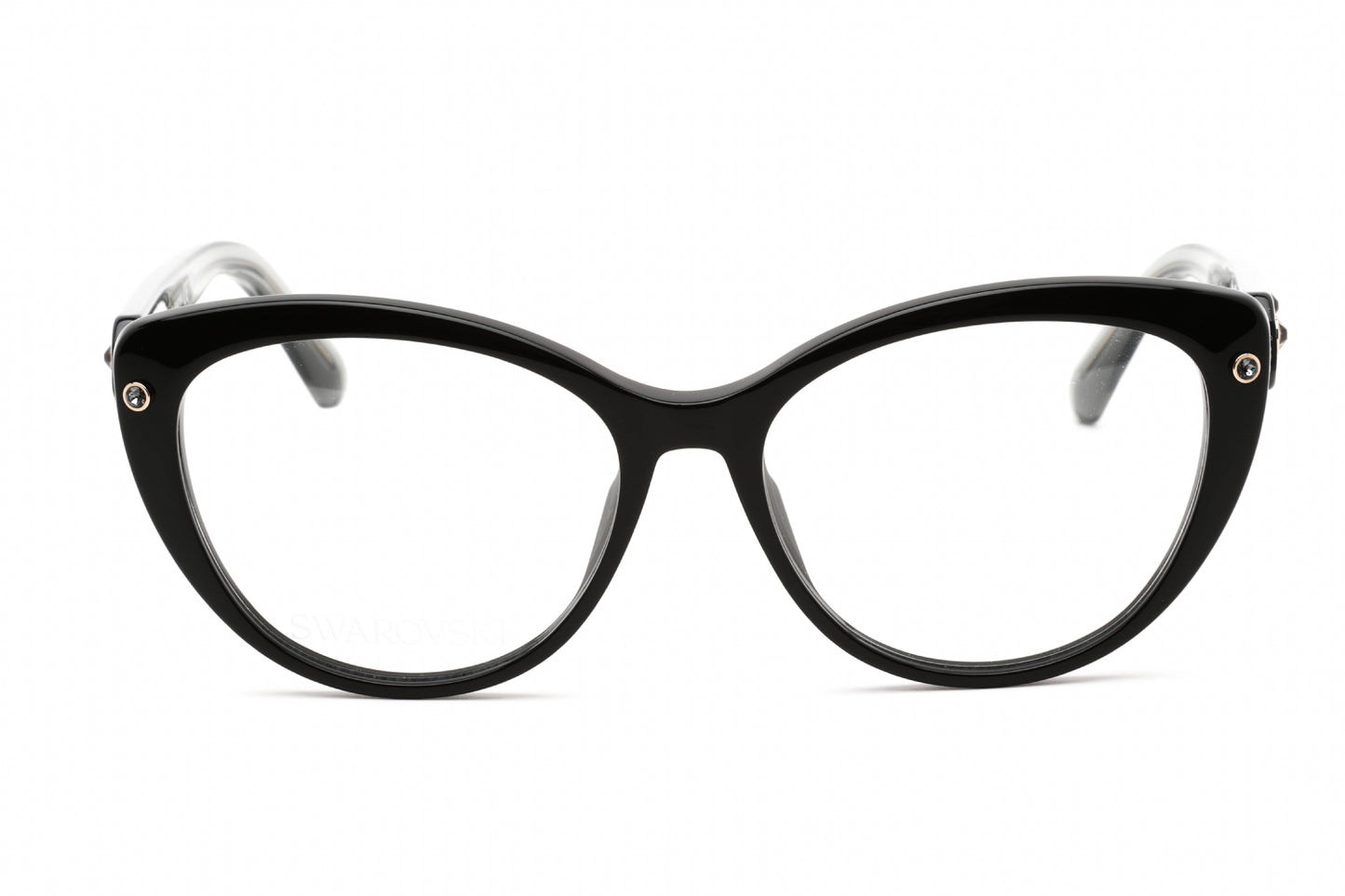 Swarovski 5477 01 Eyeglasses Shiny Black Size : 53