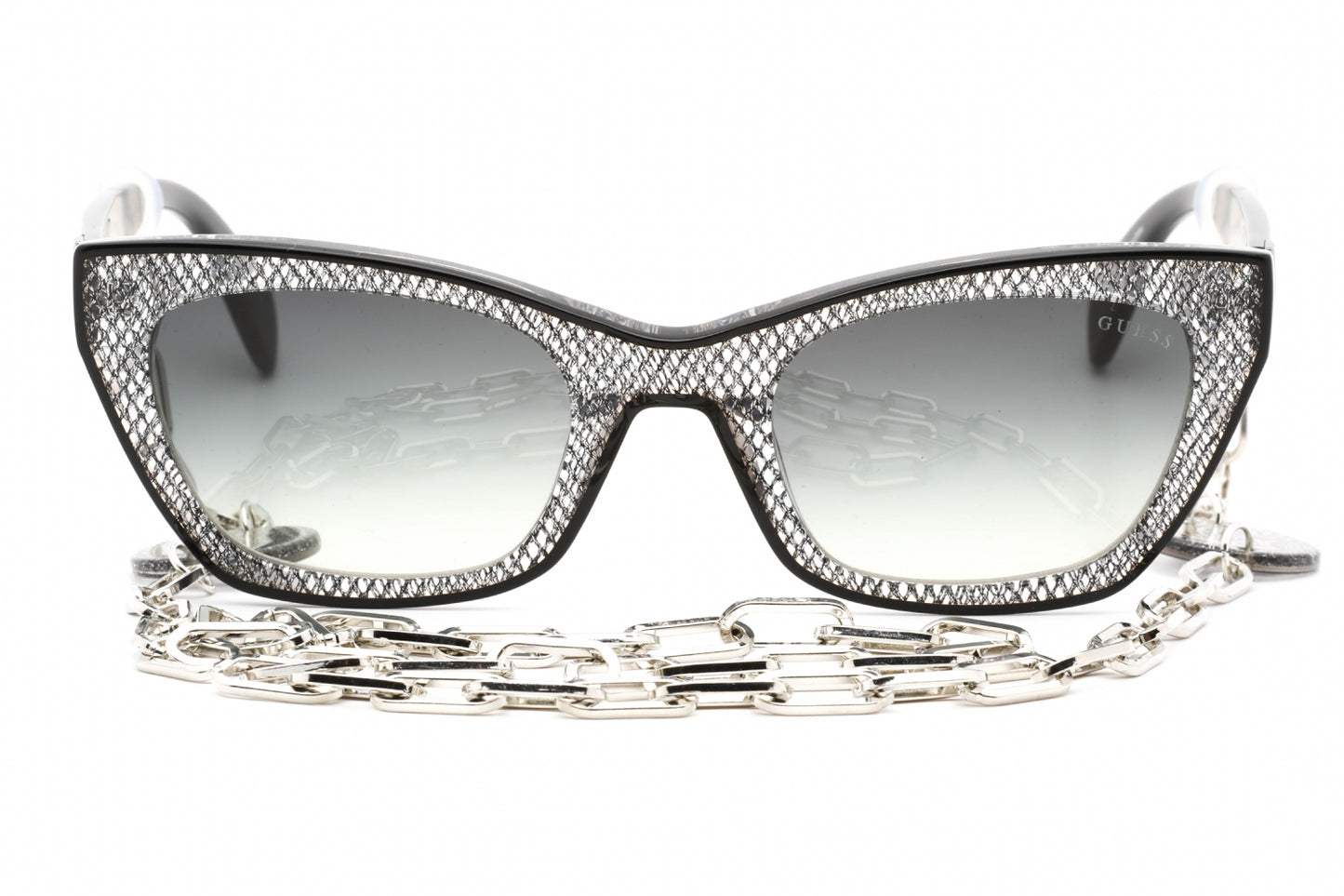 Guess 7873 1b Sunglasses Shiny Black Size : 53