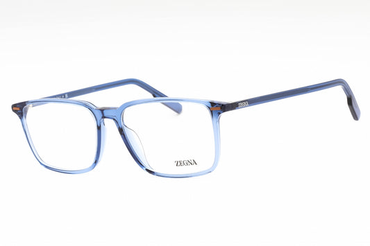 Ermenegildo Zegna 5257-H 90 Eyeglasses Shiny Blue Size : 55