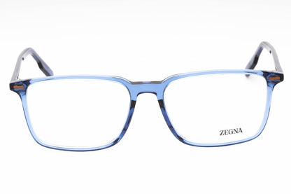 Ermenegildo Zegna 5257-H 90 Eyeglasses Shiny Blue Size : 55