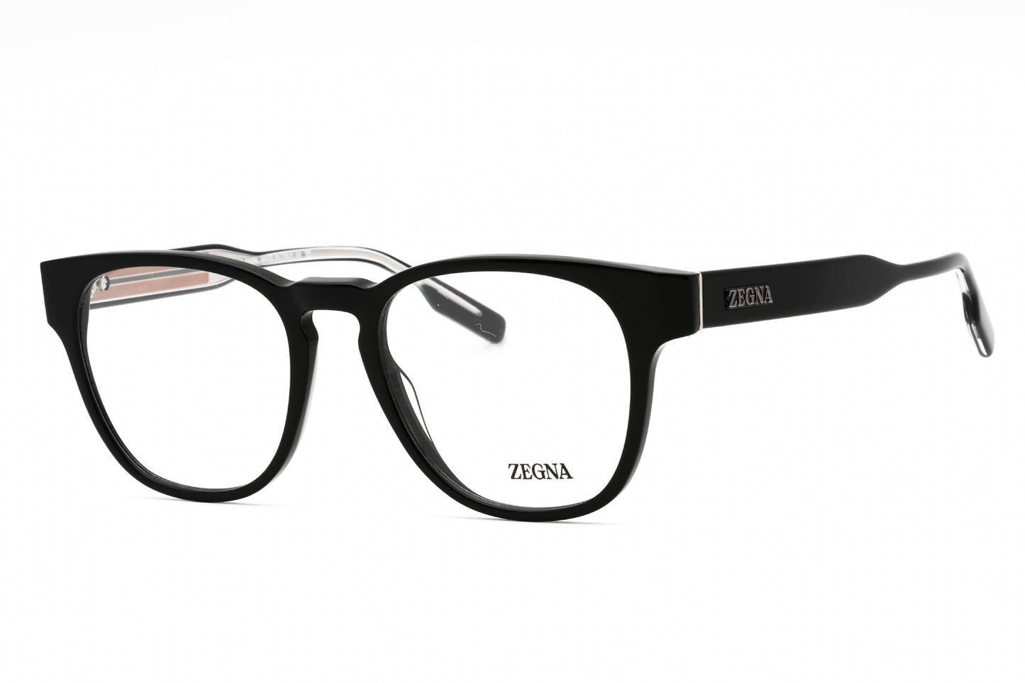Ermenegildo Zegna 5261 01 Eyeglasses Shiny Black Size : 51