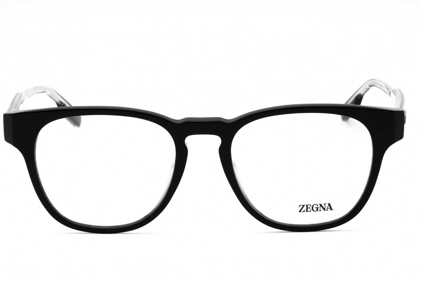 Ermenegildo Zegna 5261 01 Eyeglasses Shiny Black Size : 51