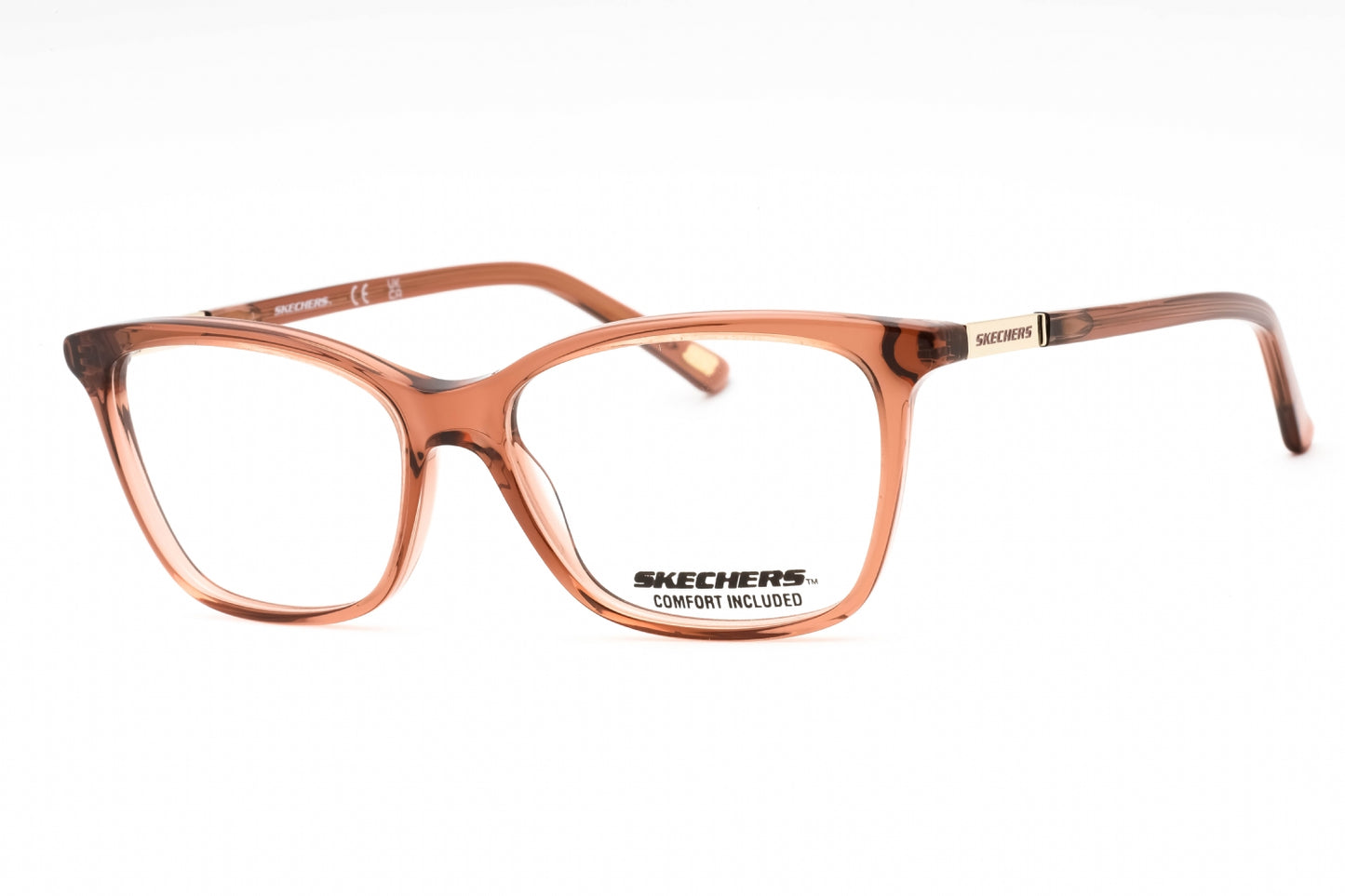 Skechers 2174 57 Eyeglasses Shiny Beige Size : 51