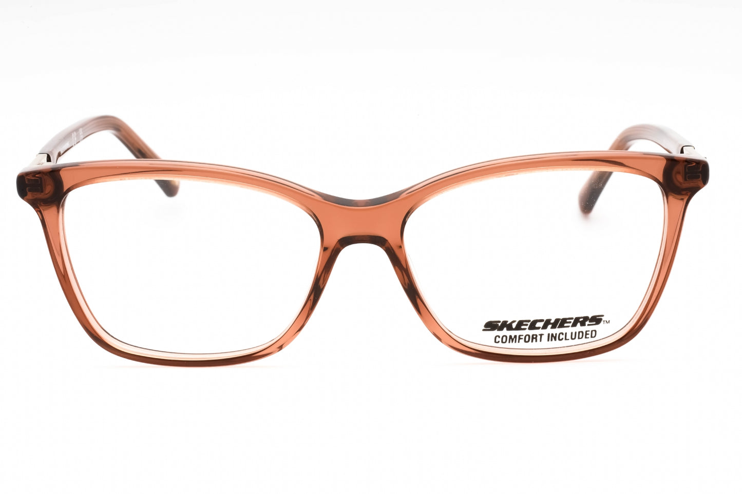 Skechers 2174 57 Eyeglasses Shiny Beige Size : 51