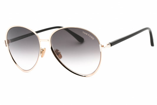 Tom Ford 1028 28b Sunglasses Shiny Rose Gold Size : 59
