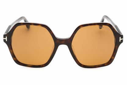 Tom Ford 1032-F 52e Sunglasses Dark Havana Size : 56