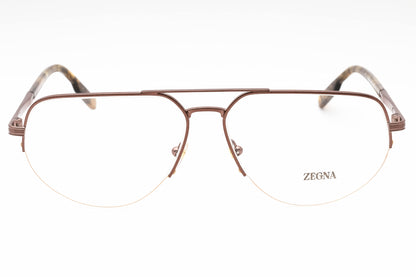 Ermenegildo Zegna 5266 36 Eyeglasses Shiny Dark Bronze Size : 59