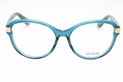 Guess 2955 87 Eyeglasses Shiny Turquoise Size : 55