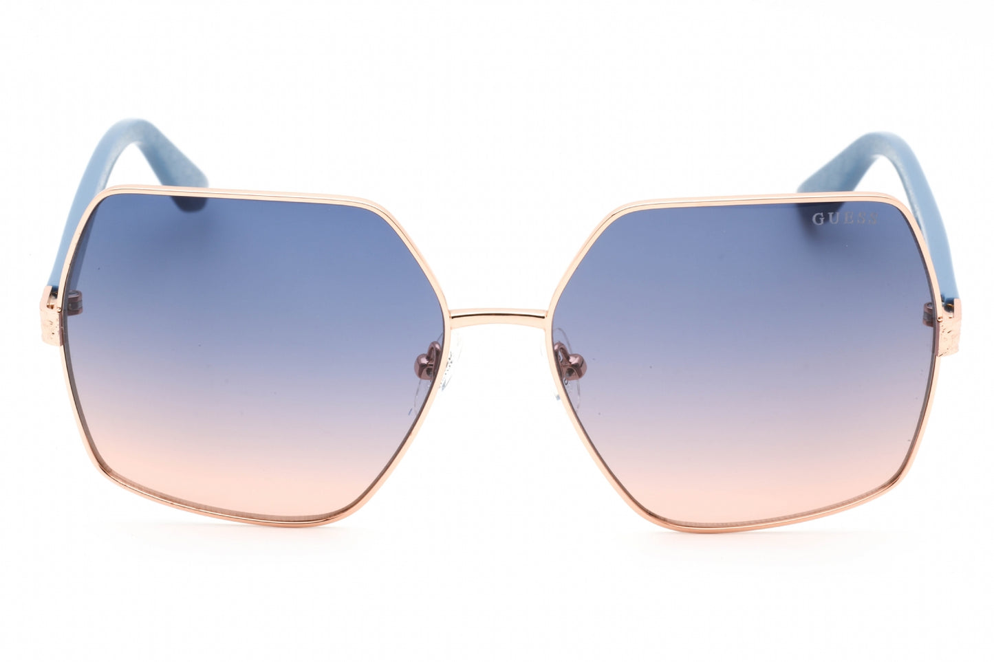 Guess 7881-H 28w Sunglasses Shiny Rose Gold Size : 58