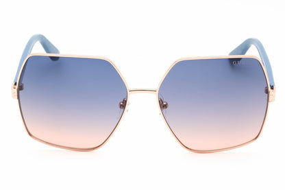 Guess 7881-H 28w Sunglasses Shiny Rose Gold Size : 58