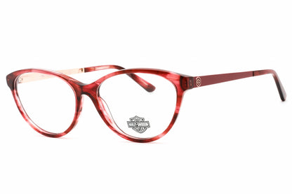 Harley Davidson 0570 69 Eyeglasses Shiny Bordeaux Size : 55
