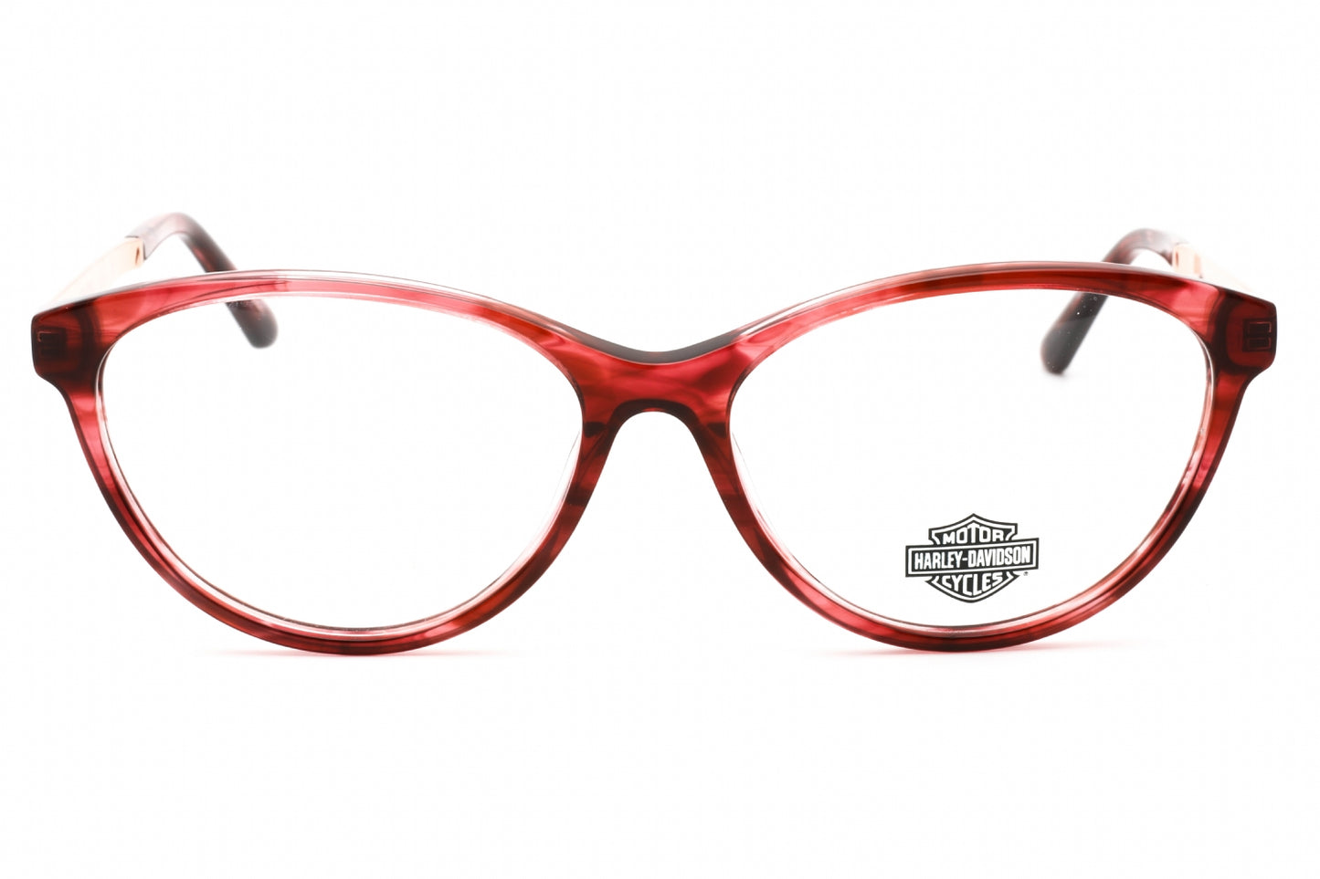 Harley Davidson 0570 69 Eyeglasses Shiny Bordeaux Size : 55
