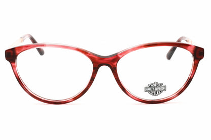 Harley Davidson 0570 69 Eyeglasses Shiny Bordeaux Size : 55