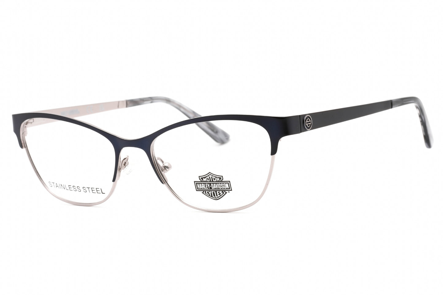 Harley Davidson 0572 91 Eyeglasses Matte Blue Size : 51