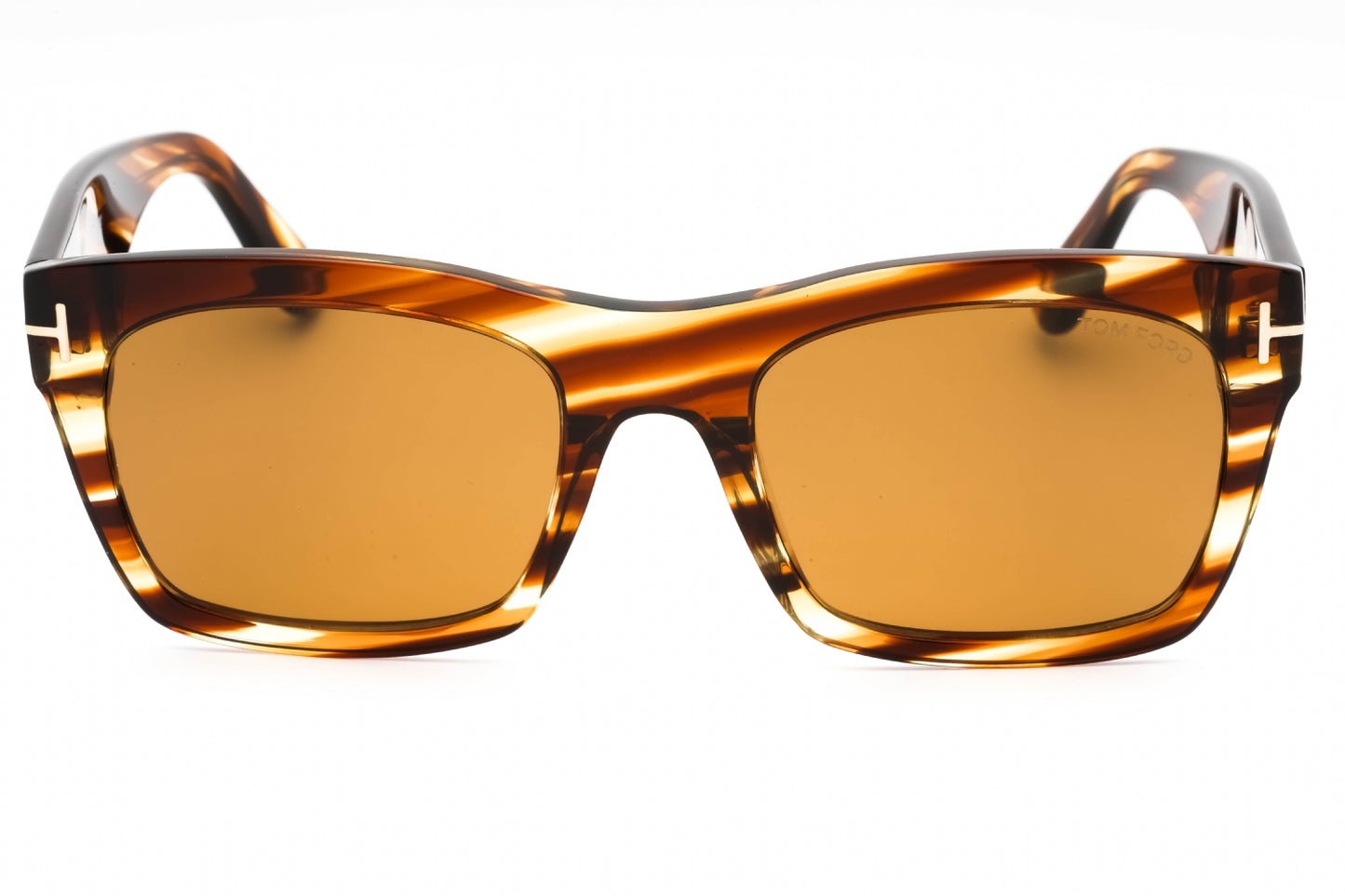 Tom Ford 1062 56e Sunglasses Striped Brown Size : 56